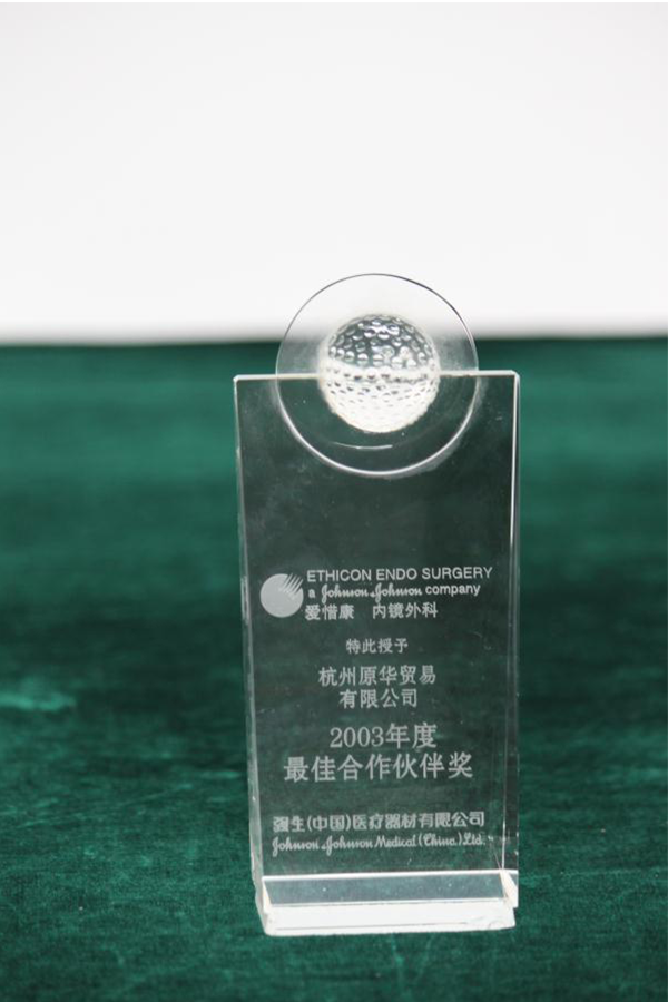 2003最佳合作伙伴獎(jiǎng)